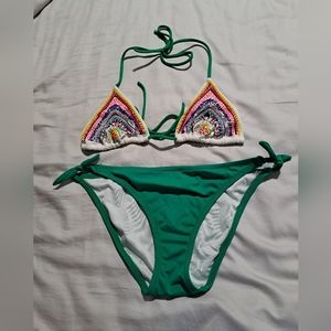 Victoria secrets sequin top bikini Sz.Sm